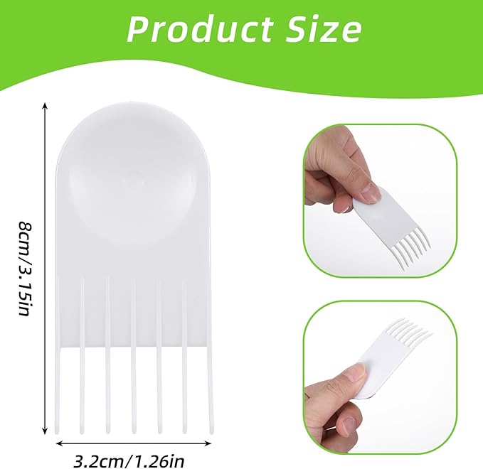 4pcs Vegetable Chopper Cleaning Tools Fork, Salad Onion Chopper Tool Fruit Vegetable Cutter Cleaning Comb for Most Vegetable Choppers