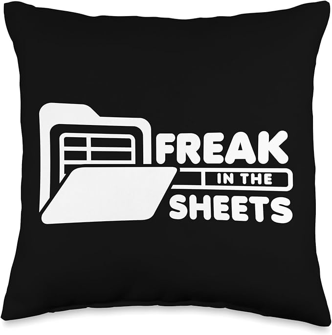 Sheets Pun Humorous Throw Pillow