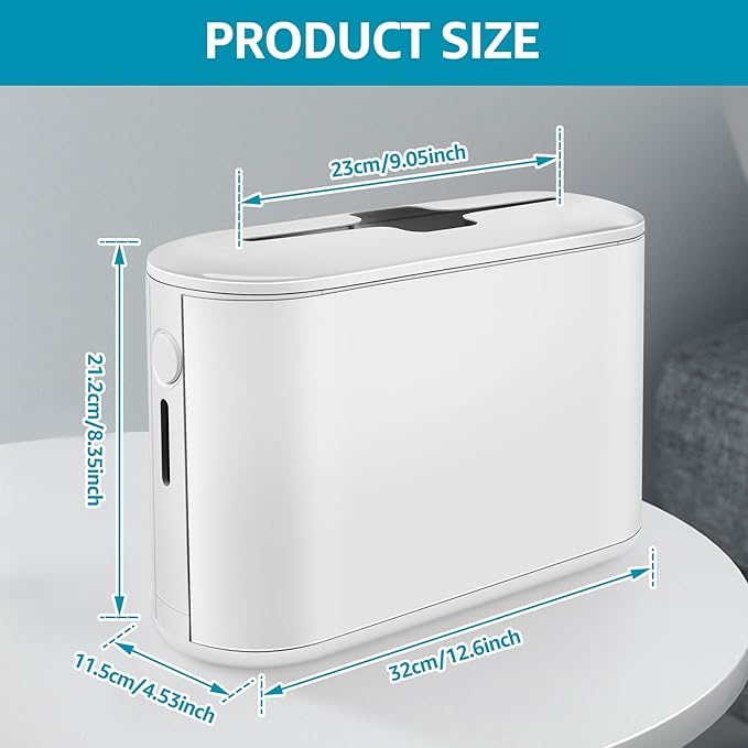 Countertop Paper Towel Dispenser, 12.6"4.5" Large Non-Slip Bottom Napkin Dispenser, Commercial Multifold Paper Towel Holder with Visible Window for Kitchen, Bathroom, Toilet, Hotel
