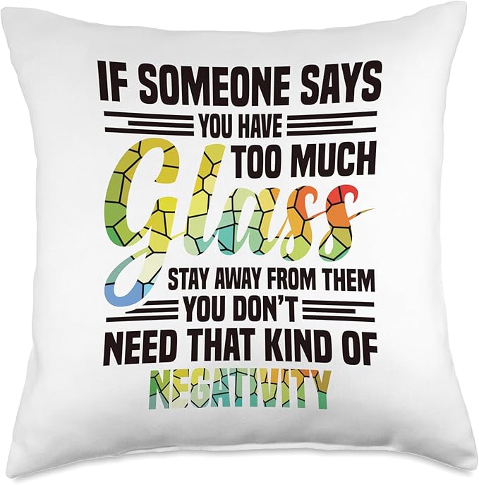 Stained Glass Sheets Cutting Oil Stained Glass Artist Throw Pillow