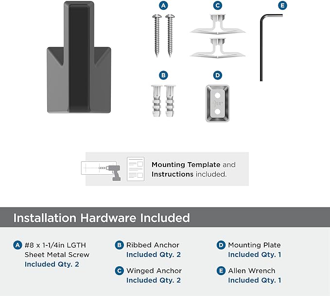 Amerock BH36000MB | Matte Black Single Robe Hook | 3-9/16 in. (90 mm) Length Towel Holder | Blackrock | Towel Hook for Bathroom | Bathroom Hardware | Bath Accessories