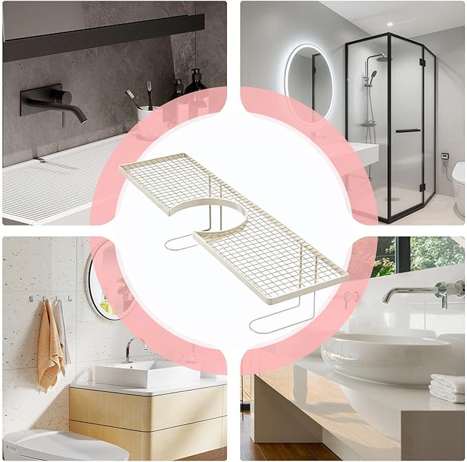 Faucet Shelf, Space Saving, 50x11x11cm, Iron Sink Storage Rack, Drain Shelf Kitchen, Easy Install, For Hotel Restaurant Bathroom Washbasin Counter Use
