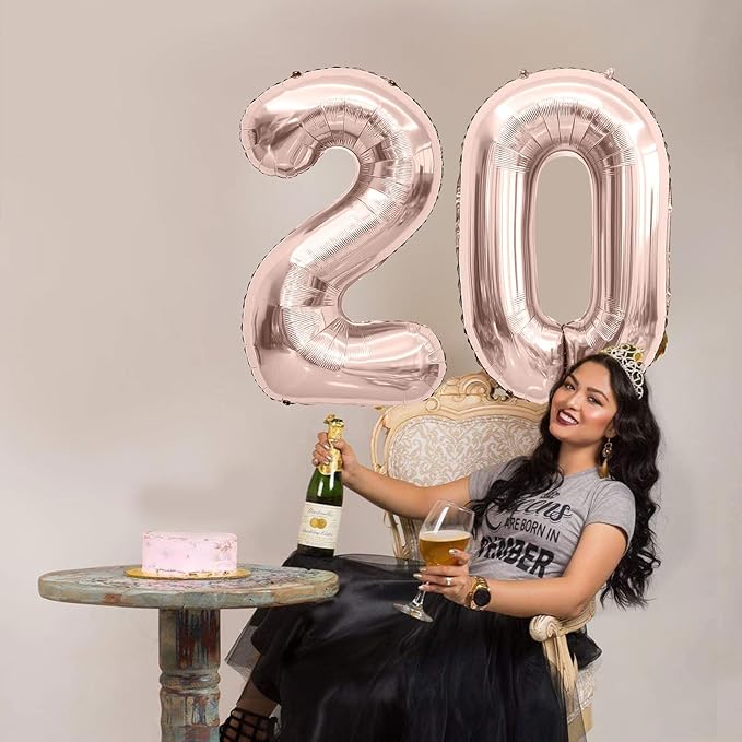 2026 Rose Gold Balloons 42 Inch Rose Gold Foil 2026 Balloon Numbers For New Years Balloons New Years Eve Party Supplies Nye Decorations Happy New Year Decorations 2026 Graduation Decorations
