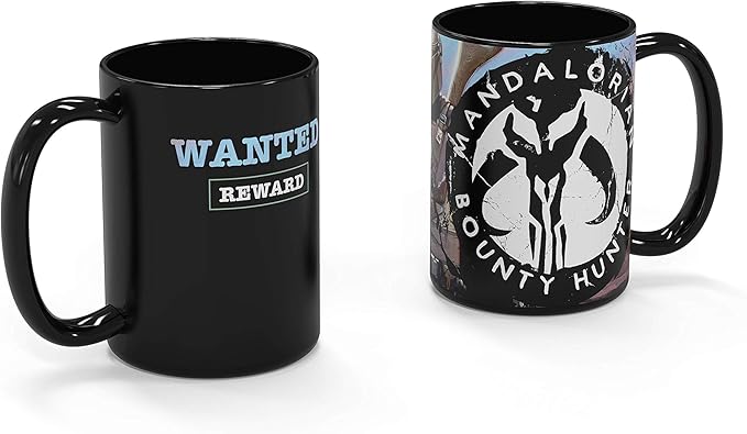 Zak Designs Star Wars The Mandalorian Baby Yoda The Child BPA Unique Color Changing Ceramic Coffee Mug Collectible Keepsake and Wonderful Tea Mug (15oz)