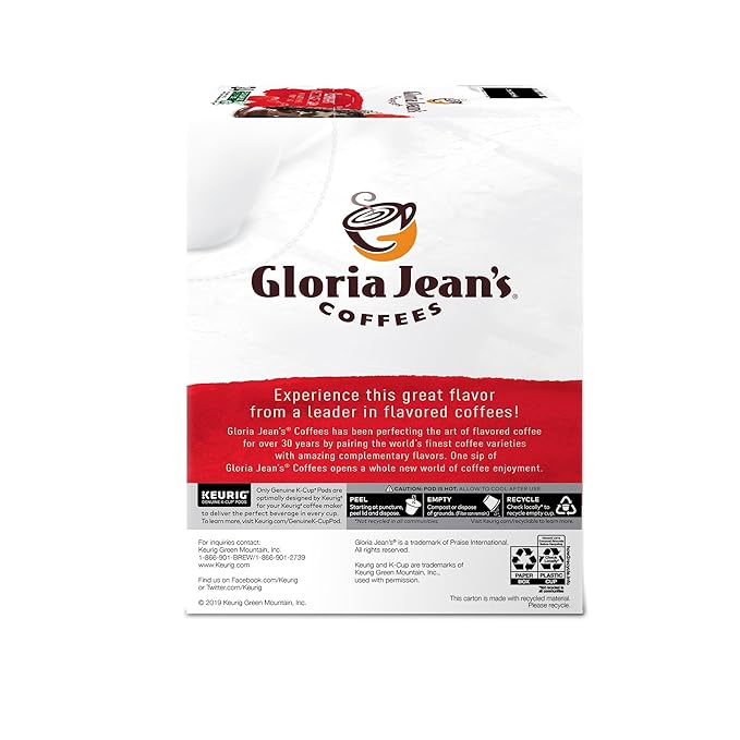 Gloria Jean's Raspberry Chocolate Lava Keurig Single-Serve K-Cup Pods, Medium Roast Coffee, 96 Count