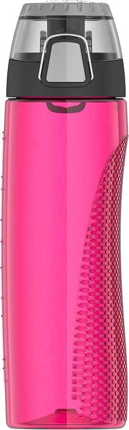 Thermos 24 Ounce Tritan Hydration Bottle with Meter, Ultra Pink (HP4104UP6)