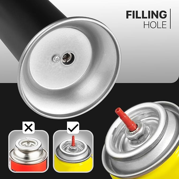 mollie Mini Butane Torch Lighter with Adjustable Flame, Small Refillable Kitchen Cooking Blow Torch for Creme Brulee, Windproof Baking Torch with Safety Lock, Silver 2-Pack (Butane Gas Not Included)