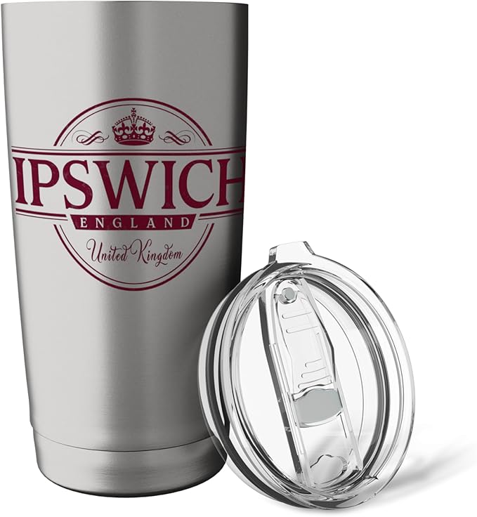 Ipswich England - Ipswich United Kingdom Label Stainless Steel Insulated Tumbler