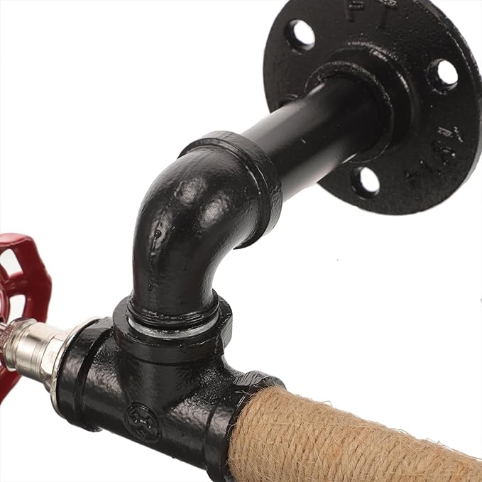 UKCOCO Industrial Paper Towel Holder Under Cabinet Counter Dispenser Farmhouse Rustic Vintage Wall Mount Hanging Paper Towel Rack for Kitchen Bathroom