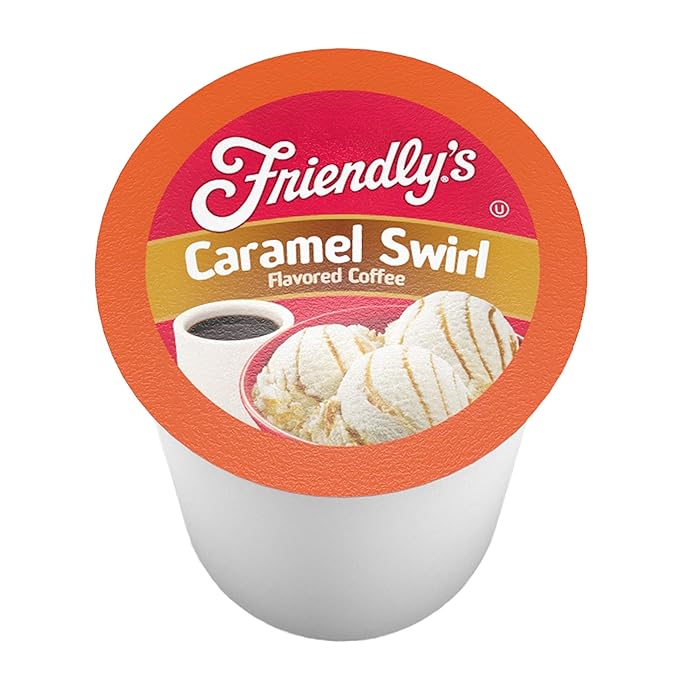 Friendly's Coffee Pods Assorted Flavored Ice Cream Variety Pack Compatible with Keurig K Cup Brewers, Assorted Variety Pack, 40 Count (Pack of 1)