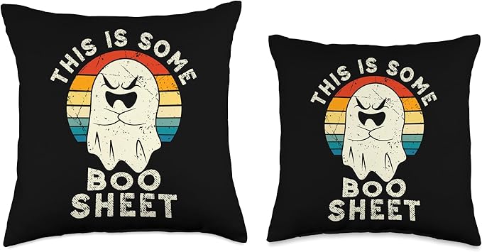 This Is Some Boo Sheet Store. This Is Some Boo Sheet Cool Ghost Funny Halloween Costume Throw Pillow, 16x16, Multicolor