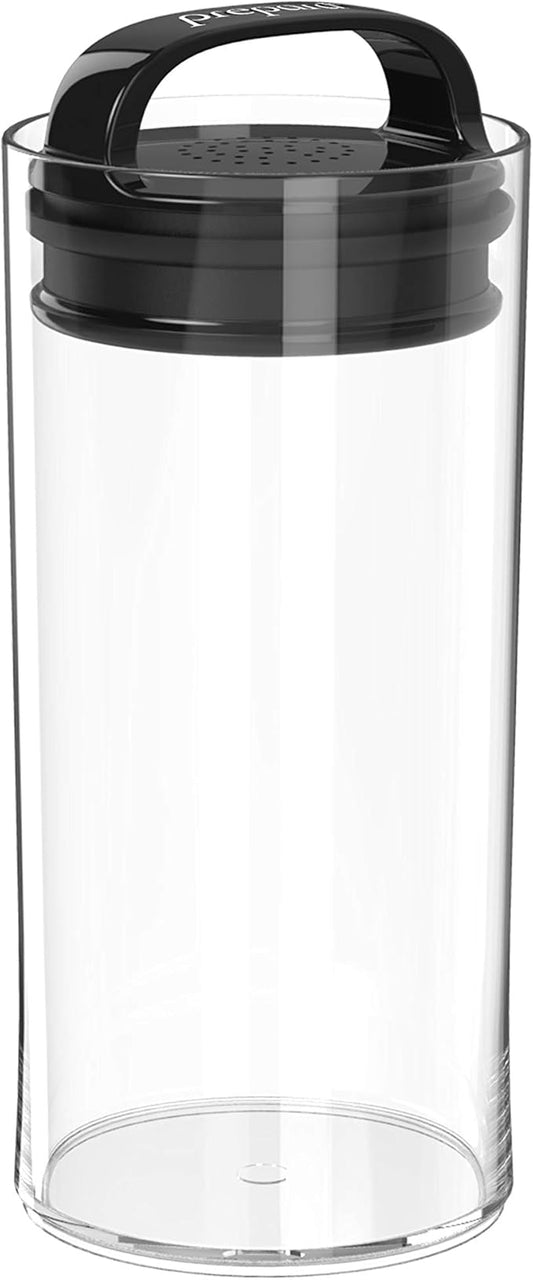 Prepara Evak Fresh Saver Plastic Food Storage, Small/Tall, Black