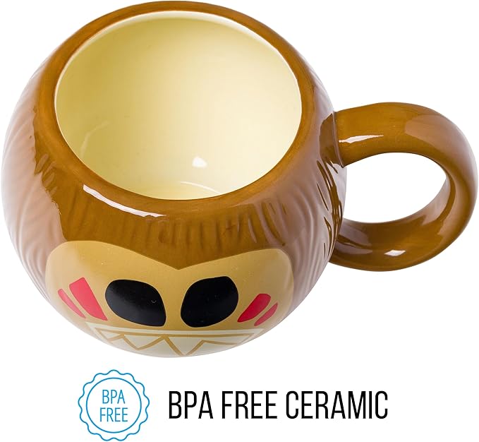 Silver Buffalo Disney Moana Kakamora Ceramic 3D Sculpted Mug, 20 Ounces