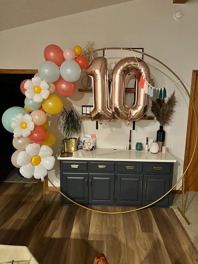 40th Birthday Decorations Woman, Number 40 Balloons Baloons Party Decoration, Big 40 Inch Rose Gold Party Decorations for Women Men, Wedding, Anniversaries, Celebration Party, Graduation