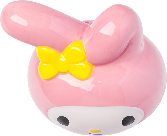 Silver Buffalo Sanrio Hello Kitty and Friends My Melody And Kuromi 3D Sculpted Ceramic Salt and Pepper Shaker Set