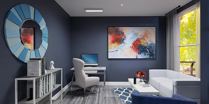 Quoizel Wesley Integrated LED Brushed Nickel Flush Mount Light