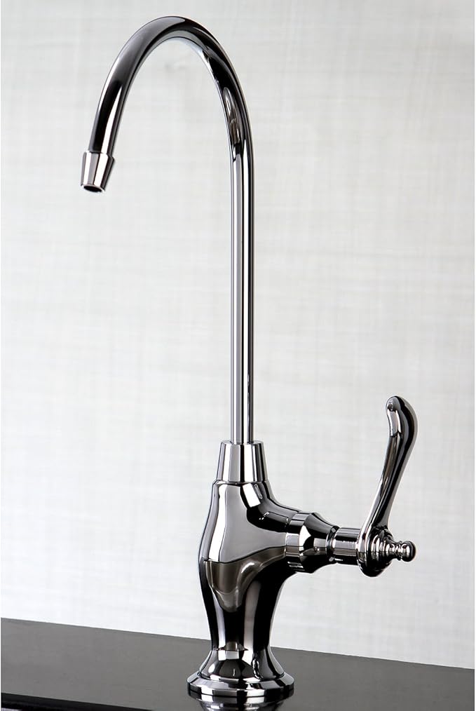 Kingston Brass Gourmetier KS3191TL Templeton Design 1/4 Turn Water Filter Faucet, Polished Chrome