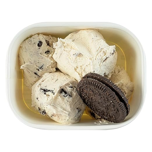 Coppetta 12 Ounce Dessert Cups, 50 Greaseproof Ice Cream Cups - Lids Sold Separately, For Hot And Cold Foods, Purple And Blue Stripe Paper Yogurt Bowls, Disposable, Sturdy - Restaurantware