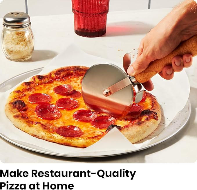 CHEFMAN Indoor Pizza Oven - Makes 12 Inch Pizzas in Minutes, Heats up to 800°F - Countertop Electric Maker with 5 Touchscreen Presets, Pizza Stone and Peel Included - Stainless Black