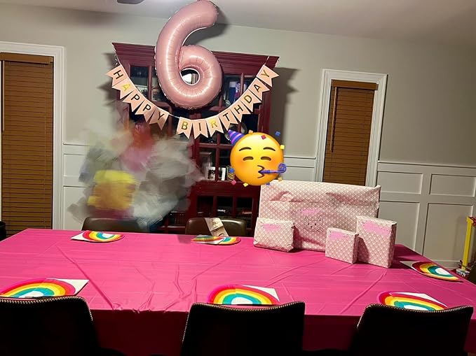Number 60 Balloon 40 Inch, Pearl Pink Party Decoration for Women Men Adults Parents, Big Number 60 Balloons for 60th Birthday Party Decorations