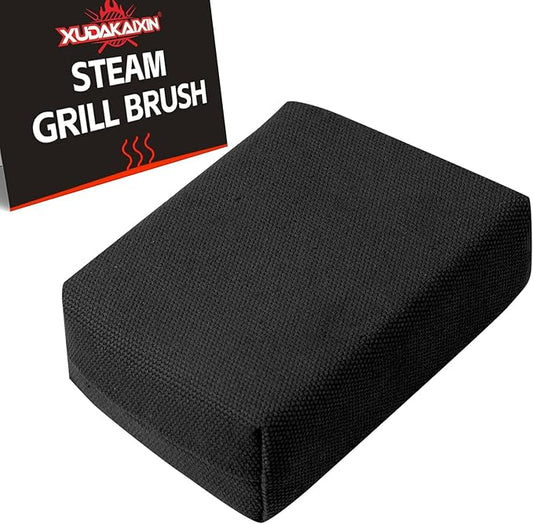 XUDAKAIXIN Grill Brush Bristle Free,(Only Replaceable Cleaning Head No Grill Brush)-Black