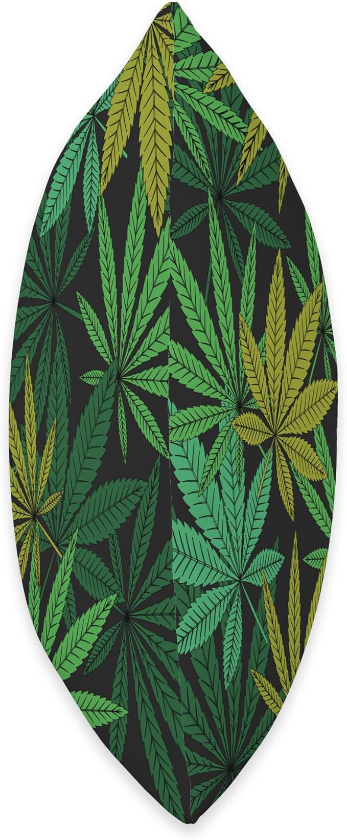 Cannabis Pillows - Marijuana 420 Pot cushion Weed Leaf Pattern-Pot-Head Sativa and Indica in The Sheets Throw Pillow, 16x16, Multicolor