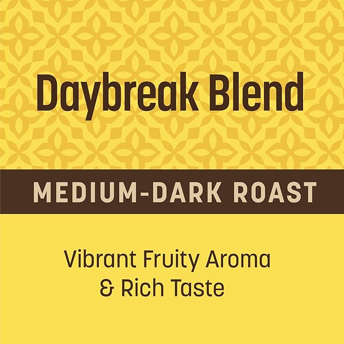 Don Francisco's Daybreak Blend Coffee Pods, 12 Count, Medium Roast, Compatible with Keurig Brewers