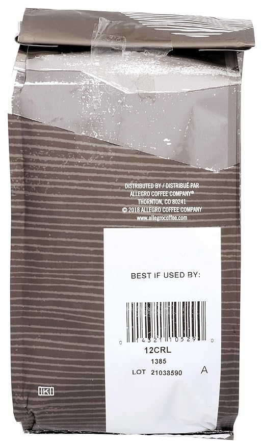 Allegro Coffee, Coffee Costa Rica El Volcan Whole Bean, 12 Ounce