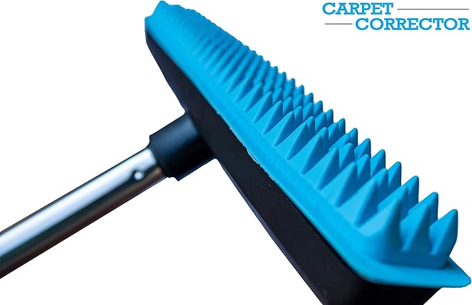 The Big Carpet Corrector- Carpet Rake to Rejuvenate Your Matted Carpet. Perfect for Hallways, Stairs, Steps, and Other High Traffic Areas.