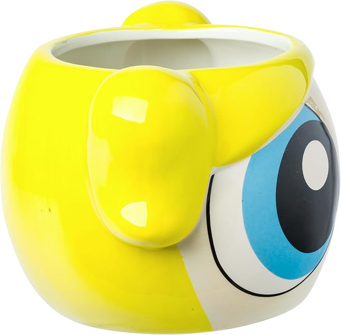Silver Buffalo Powerpuff Girls Bubbles Ceramic 3D Sculpted Mug, 20 Ounces