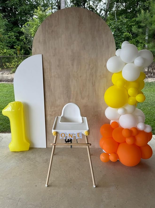 40 Inch Number 8 Balloon, Yellow 8 18 28 80 Birthday Balloons for Men Boys, 8th Birthday Decorations Party Supplies, Wedding, Graduations