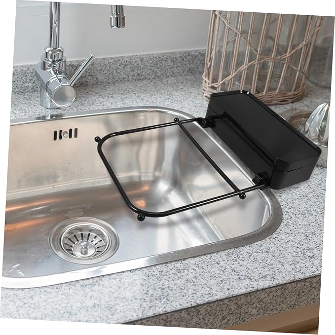 Mesh Sink Leaking Net Rack Suction Cup Drain Rack for Kitchen Sink Strainer