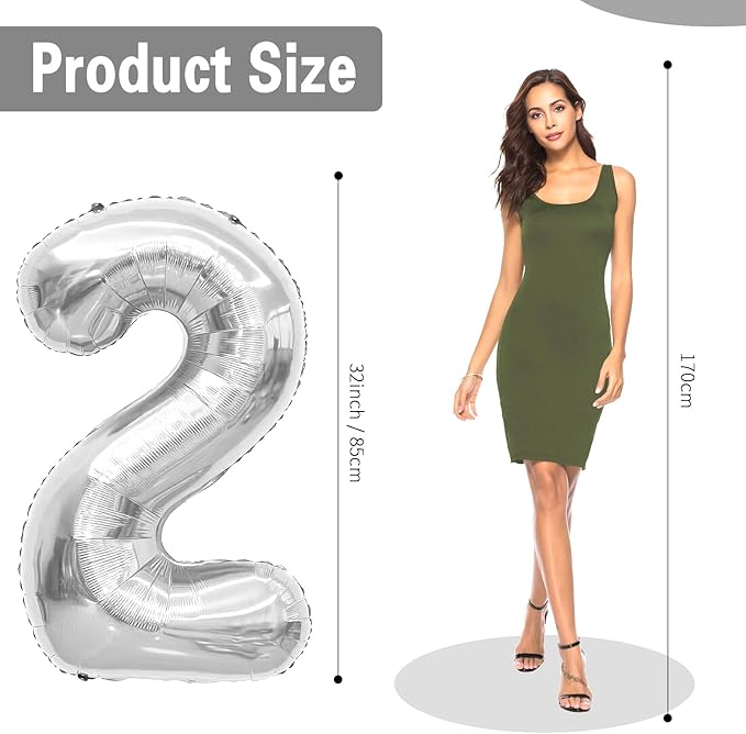 2026 Silver Balloons 42 Inch Silver Foil 2026 Balloon Numbers For New Years Balloons New Years Eve Party Supplies Nye Decorations Happy New Year Decorations 2026 Graduation Decorations 2026 Globos
