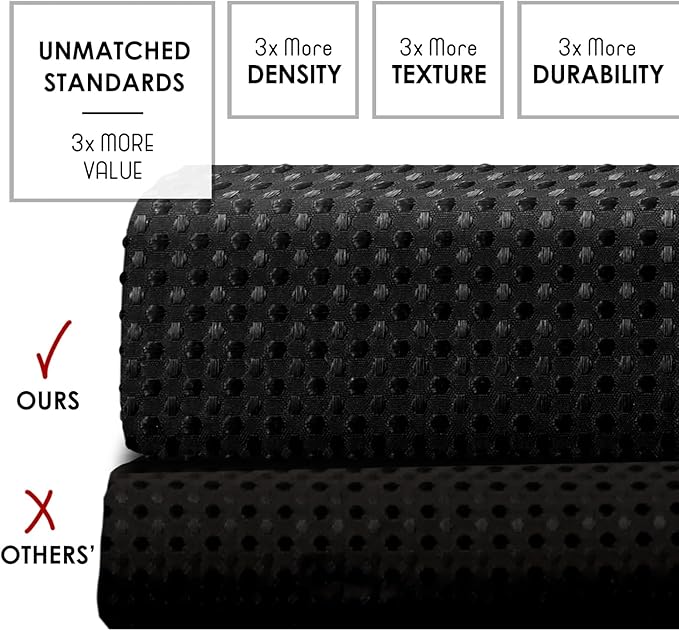 Clara Clark Black Shower Curtain Set with Black Shower Caddy Hanging - Fabric Shower Curtains and Stainless Steel Shower Caddies, Bathroom Shower Curtain Sets with Corner Shower Caddy Dorm