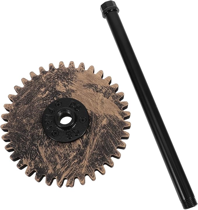 Holibanna Rustic Industrial Iron Paper Towel Holder Freestanding Vintage Kitchen Roll Dispenser for Home and Bathroom Space-Saving Design Stylish Water Pipe Shape