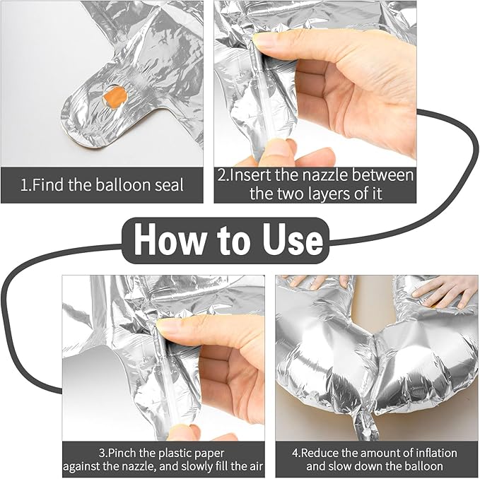 2026 Silver Balloons 42 Inch Silver Foil 2026 Balloon Numbers For New Years Balloons New Years Eve Party Supplies Nye Decorations Happy New Year Decorations 2026 Graduation Decorations 2026 Globos