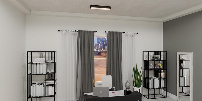 Quoizel Wesley Integrated LED Matte Black Flush Mount Light