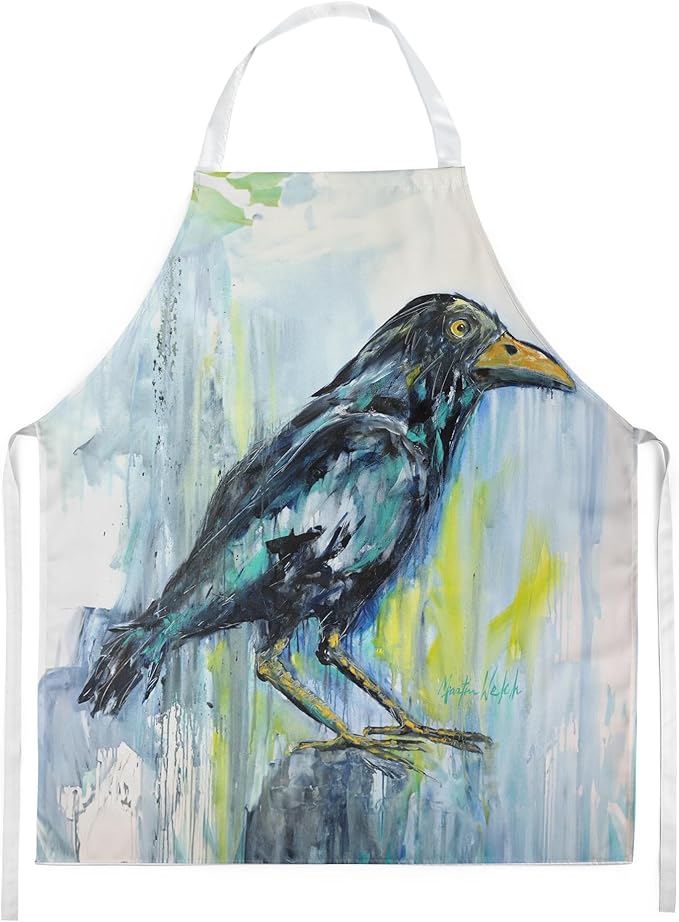 Caroline's Treasures Burnt Corn Crow Apron Cooking Kitchen Server Baking Crafts Gardening for Adult Women Men, Unisex, Large, Multicolor