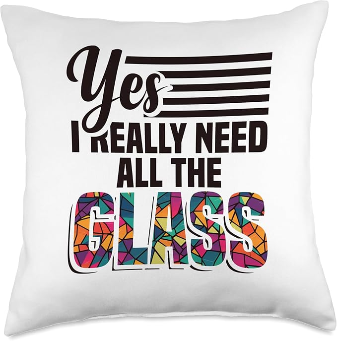Stained Glass Sheets Foiler Tools Stained Glass Artist Throw Pillow