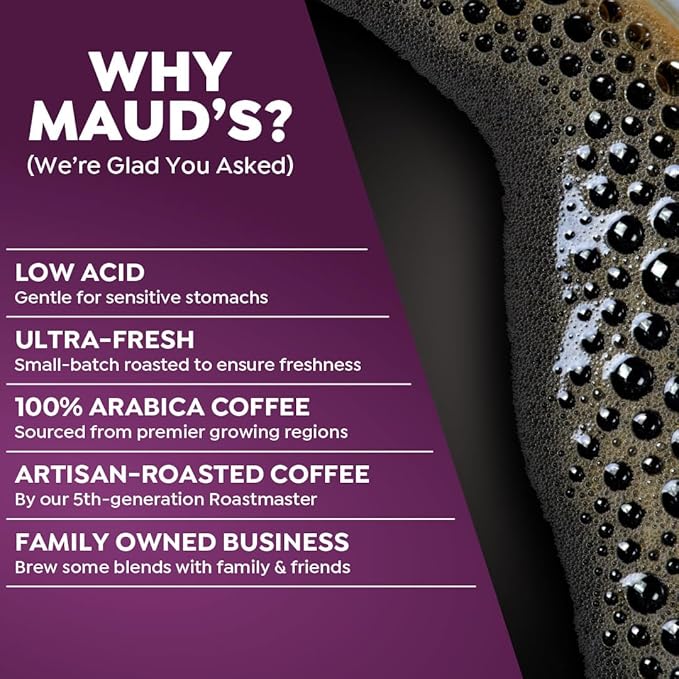 Maud's Flavored Decaf Coffee Pods Variety Pack, 80 ct,14 Assorted Roasts & Flavors, Decaf Medium Roast Coffee in Single Serve Pods - 100% Arabica Coffee, Compatible with Keurig K Cups Maker