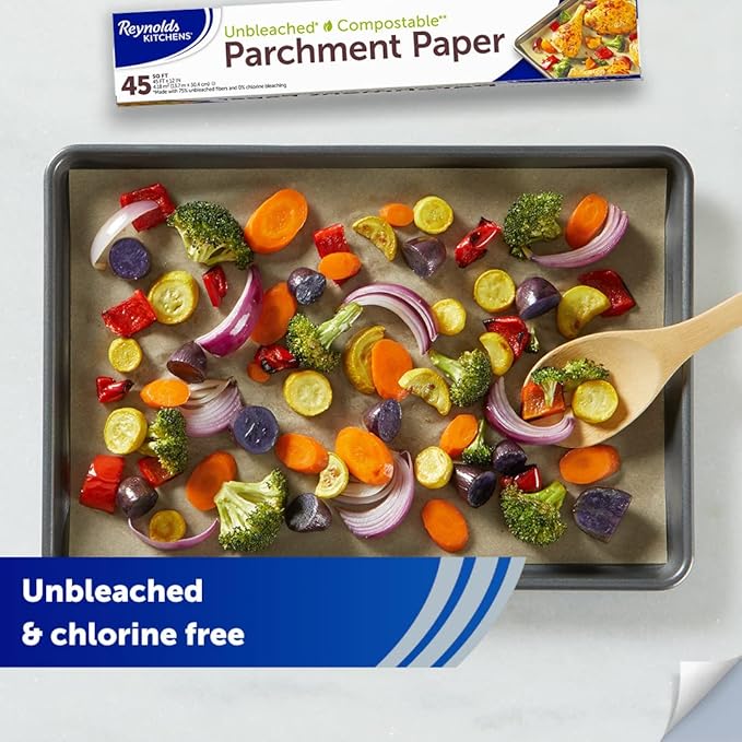 Reynolds Parchment Paper Roll, Pack of 2 | Unbleached | 45 Square Feet