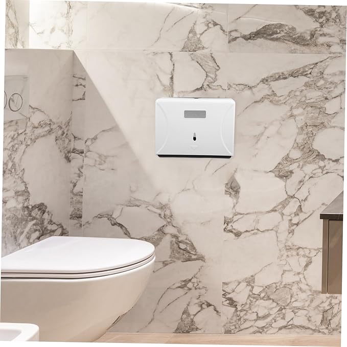 Paper Towel Holder Wall Mount Paper Towel Box Touchless Dispenser Capacity for Bathroom Kitchen Commercial Use