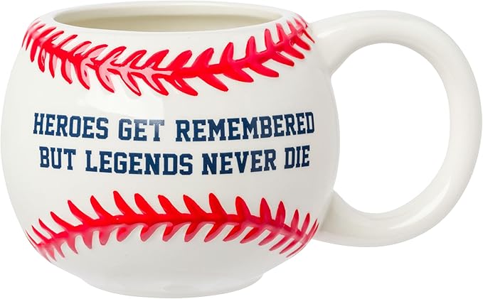 Silver Buffalo The Sandlot Baseball Ceramic 3D Sculpted Mug, 20 Ounces