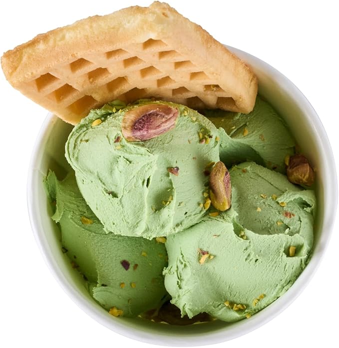 Restaurantware Ice Cream Cups 50 Pack of 8 oz Leak-Resistant Disposable Dessert Bowl Frozen Yogurt Cup Round Paper Container For Cold And Hot Desserts