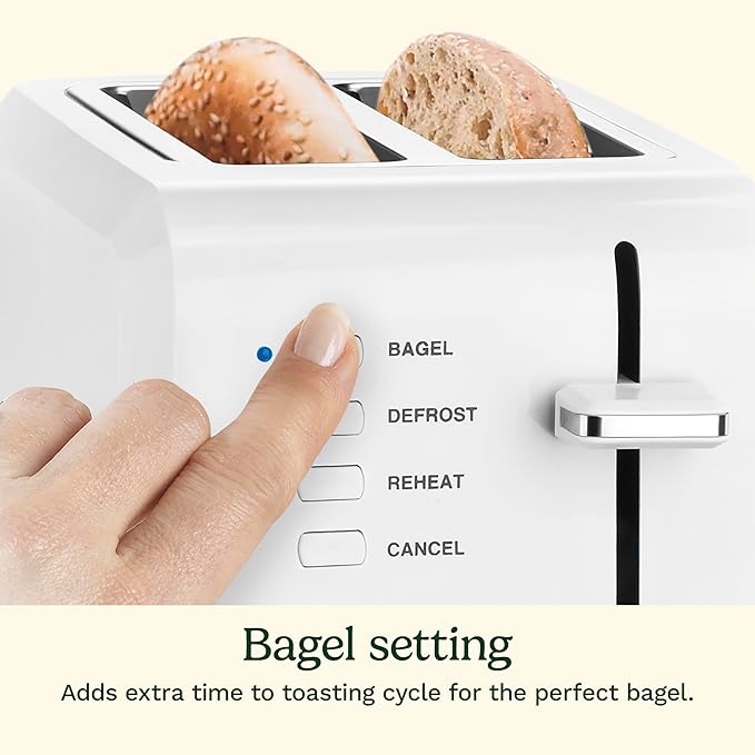 Cuisinart 2-Slice Toaster,Compact,White,CPT-122,(Pack of 4)