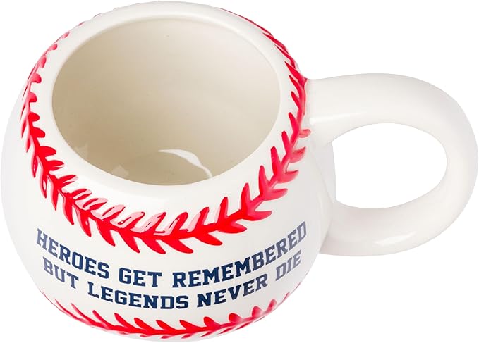 Silver Buffalo The Sandlot Baseball Ceramic 3D Sculpted Mug, 20 Ounces