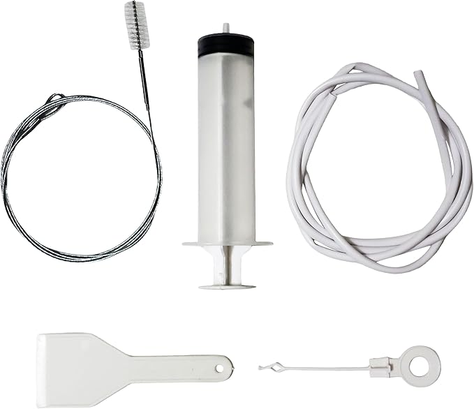 Frozen Water Line Tool and Refrigerator Water Line Cleaning Kit – Universal 36'' Tube to Quickly Unfreeze and Clean Fridge Water Dispensers – Easy to Use, Prevents Blockages