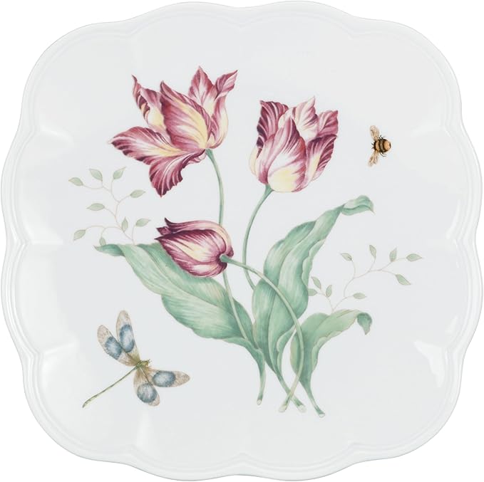 Lenox 894308 Butterfly Meadow Square 4-Piece Accent Plates