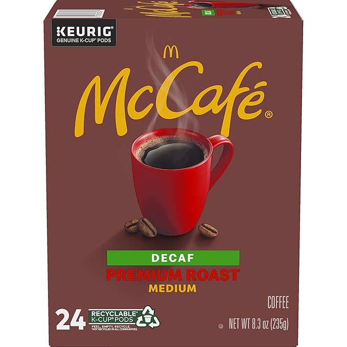 McCafe Premium Roast Decaf K-Cup, 24/bx
