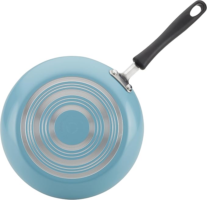 Farberware Cookstart DiamondMax Nonstick Cookware/Pots and Pans Set, Dishwasher Safe, Includes Baking Pan and Cooking Tools, 15 Piece - Aqua